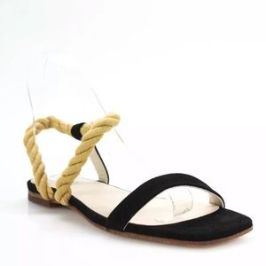 NIB Howsty Black rope sandal